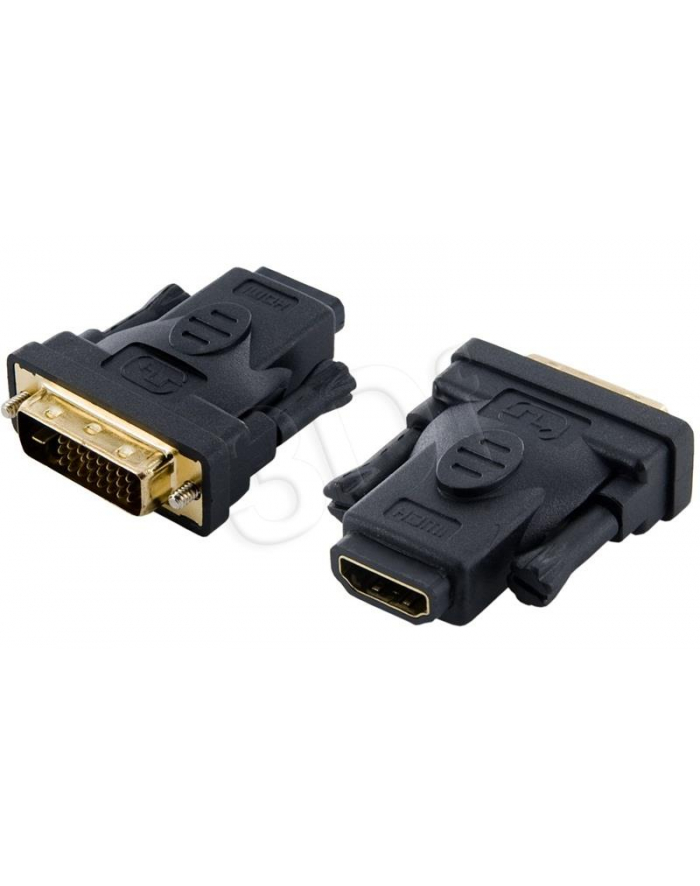 4World Adapter HDMI [F] > DVI-D [M] (24+1), czarny główny