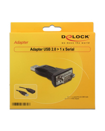 Delock adapter USB 2.0 > COM (DB9M)