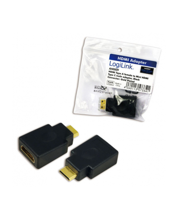 LOGILINK - Adapter HDMI typ A żeński - Mini HDMI typ C męski