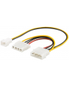 Manhattan Adapter zasilania do wentylatora 3 pin - 4 pin molex - nr 3