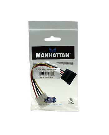Manhattan Adapter zasilania Molex - SATA torebka
