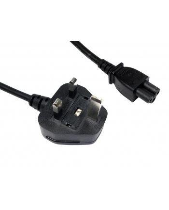 4World kabel zasilający komputerowy 3-żyłowy UK 1,5m