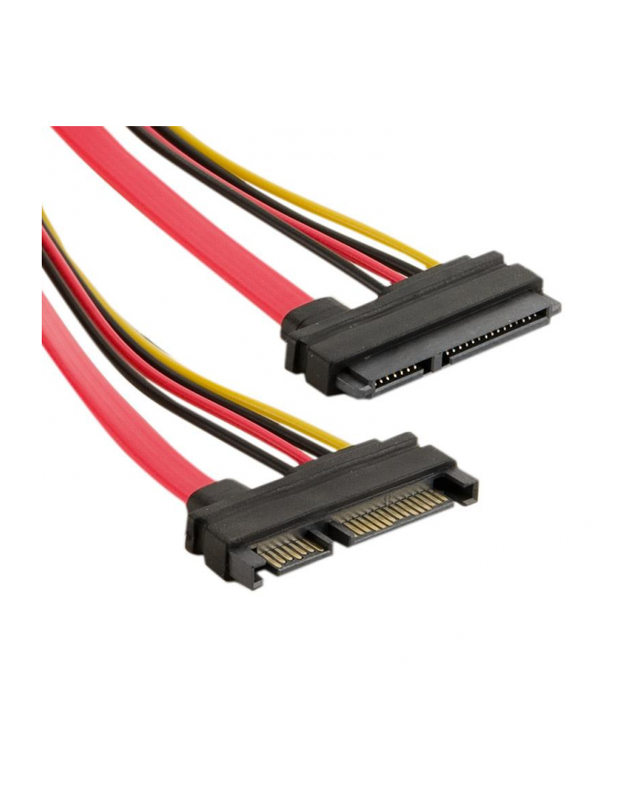 4World HDD Extension Cable| Slimline SATA | 508mm | black główny
