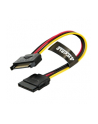 4World HDD Extension Cable| 15 pin SATA | 203,3mm | File transfer | red - nr 1
