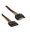 4World HDD Extension Cable| 15 pin SATA | 203,3mm | File transfer | red - nr 4