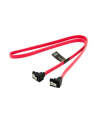 4World HDD Cable | SATA 3 |SATA Serial ATA | 609,6mm | right | catch | red - nr 1