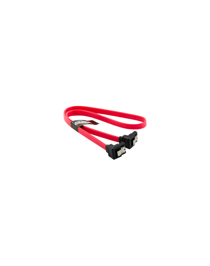 4World HDD Cable | SATA 3 |SATA Serial ATA | 457,2mm | right | catch | red główny