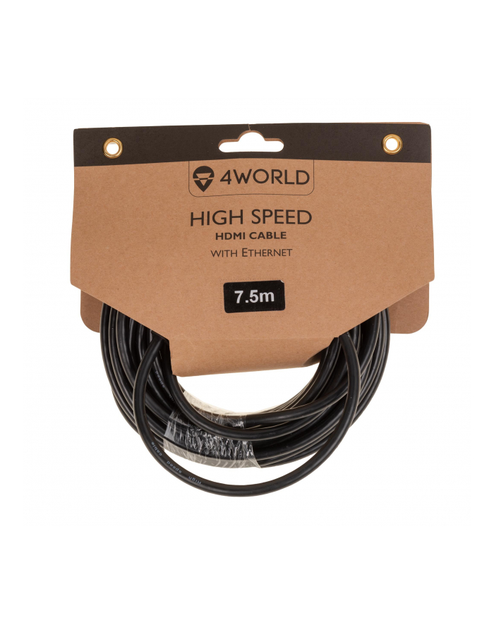 4World Kabel HDMI - HDMI, High Speed z Ethernet (v1.4), 3D, 7.5m główny