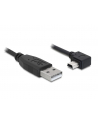 KABEL USB MINI 2.0 AM-BM5P (CANON) 0,5M WTYK 90” DELOCK - nr 1
