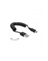 KABEL USB AM-MINI 2.0 SPIRALA 20-60CM DELOCK - nr 10