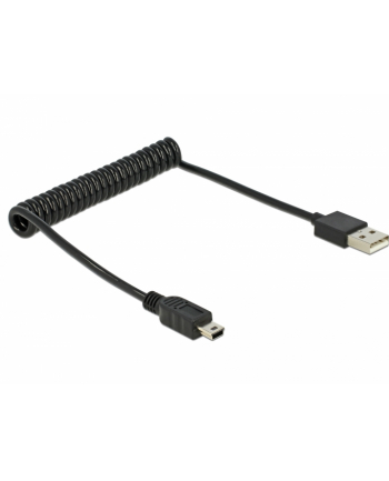 KABEL USB AM-MINI 2.0 SPIRALA 20-60CM DELOCK