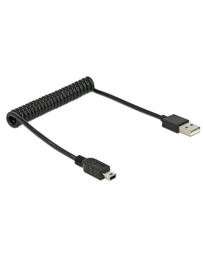 KABEL USB AM-MINI 2.0 SPIRALA 20-60CM DELOCK główny