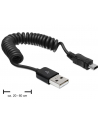 KABEL USB AM-MINI 2.0 SPIRALA 20-60CM DELOCK - nr 1