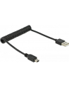 KABEL USB AM-MINI 2.0 SPIRALA 20-60CM DELOCK - nr 22