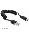 KABEL USB AM-MINI 2.0 SPIRALA 20-60CM DELOCK - nr 5