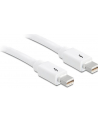 KABEL THUNDERBOLT M/M WHITE 0,5M DELOCK  - nr 14