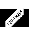 Taśma Brother 36mm BLACK  ON WHITE FLEXIBLE ID - nr 11