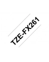 Taśma Brother 36mm BLACK  ON WHITE FLEXIBLE ID - nr 21