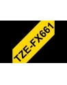 Taśma Brother 36mm BLACK  ON YELLOW FLEXIBLE ID - nr 10