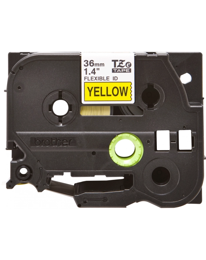 Taśma Brother 36mm BLACK  ON YELLOW FLEXIBLE ID główny