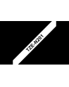 Taśma Brother 3.5mm BLACK  ON WHITE NON LAMINATED - nr 11