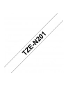 Taśma Brother 3.5mm BLACK  ON WHITE NON LAMINATED - nr 14