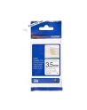 Taśma Brother 3.5mm BLACK  ON WHITE NON LAMINATED - nr 25