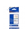 Taśma Brother 3.5mm BLACK  ON WHITE NON LAMINATED - nr 2