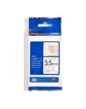 Taśma Brother 3.5mm BLACK  ON WHITE NON LAMINATED - nr 43