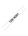 Taśma Brother 3.5mm BLACK  ON WHITE NON LAMINATED - nr 5