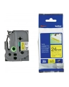 Taśma Brother 24mm BLACK ON YELLOW ADHESIVE TAPE - nr 24
