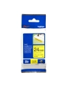 Taśma Brother 24mm BLACK ON YELLOW ADHESIVE TAPE - nr 25