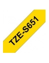 Taśma Brother 24mm BLACK ON YELLOW ADHESIVE TAPE - nr 29