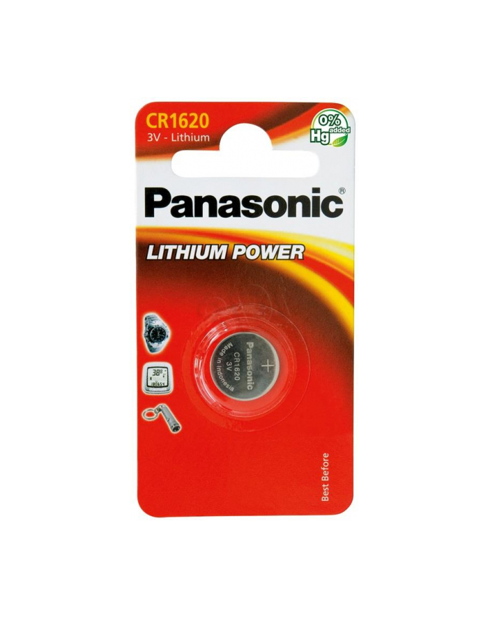 Bateria Panasonic CR1620 | 1 szt. | blister główny