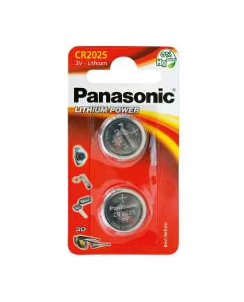 Bateria Panasonic CR2025 | 2 szt. | blister