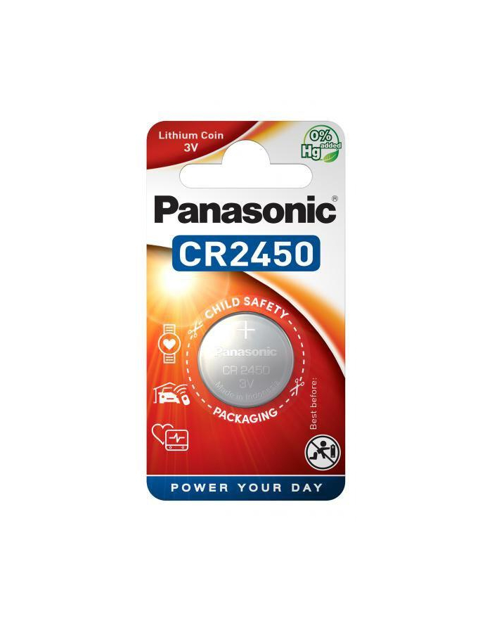 Bateria Panasonic CR2450 | 1 szt. | blister główny