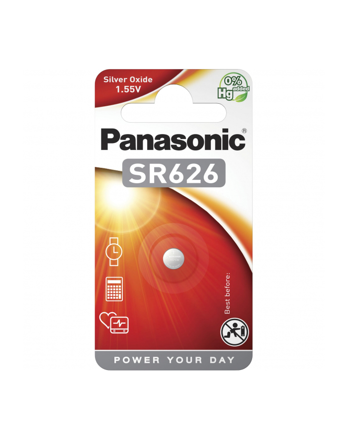 Bateria Panasonic SR626 | 1 szt. | blister główny