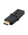 4World Adapter HDMI [M] > HDMI [F], angled 180°, czarny - nr 1