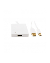 4World Adapter mini DisplayPort [M] + USB [M] > HDMI [F], 0.5m, biały - nr 3