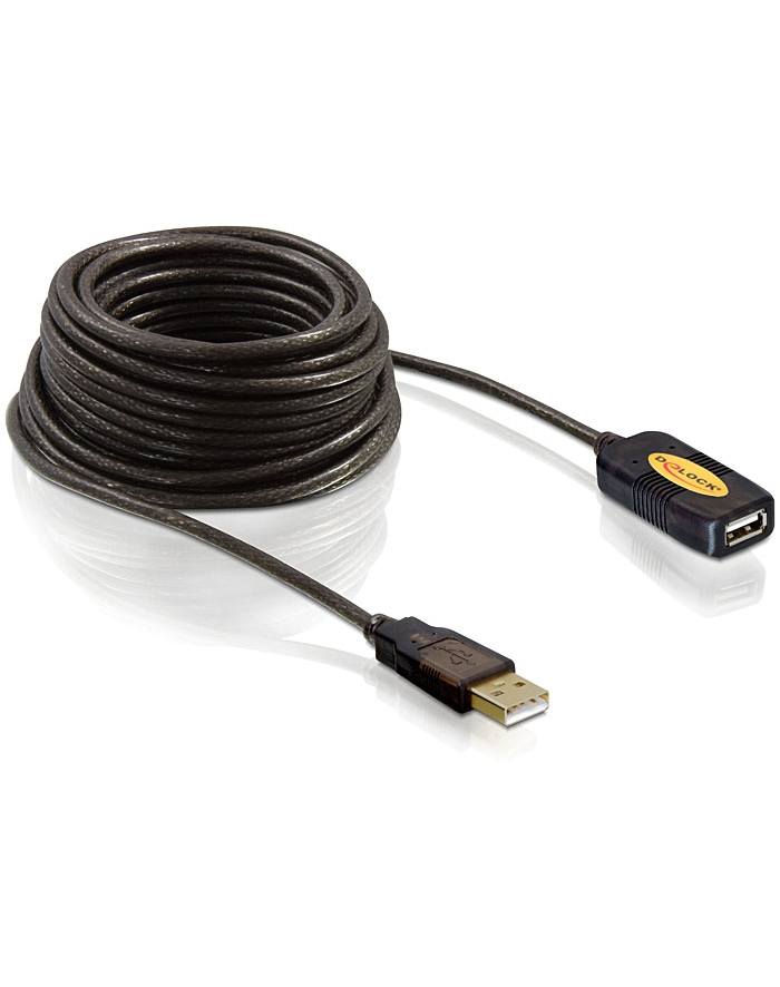 KABEL USB 2.0 A-A M/F PRZEDŁUŻACZ AKTYWNY 5M główny