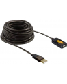 KABEL USB 2.0 A-A M/F PRZEDŁUŻACZ AKTYWNY 5M - nr 47
