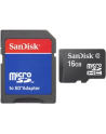 SANDISK MICRO SD 16GB Class 4 + ADAPTER - nr 12
