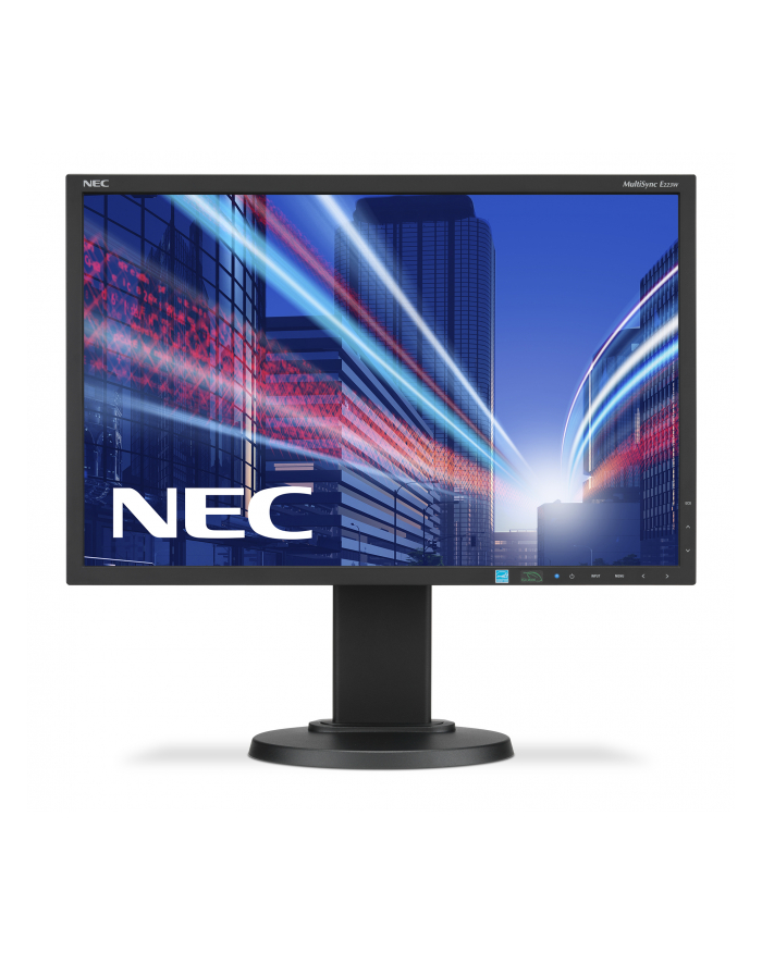 NEC Monitor MultiSync LCD E223W 22'' wide, czarny główny