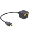 ADAPTER HDMI(M)->HDMI(F)+DVI-D(F)(24+1) DUAL LINK DELOCK - nr 10