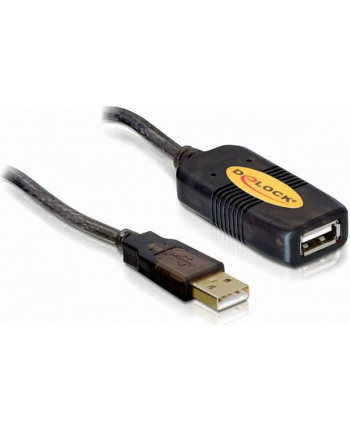 PRZEDŁUŻACZ USB AM-AF 2.0 10M AKTYWNY BLACK DELOCK