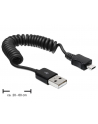 KABEL USB AM-MICRO 2.0 SPIRALA 20-60CM DELOCK - nr 10