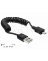 KABEL USB AM-MICRO 2.0 SPIRALA 20-60CM DELOCK - nr 3