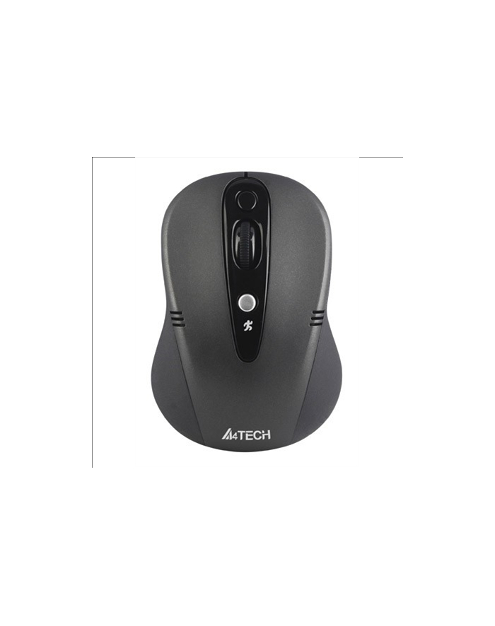 A4Tech mouse G9-730FX Black, Wireless Padless, works on any surface. Wireless range 15m. Resolution 2000dpi, AA battery główny