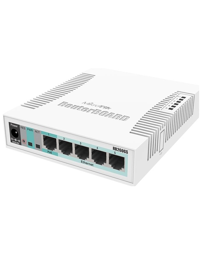 MikroTik RB260GS Switch 5xGLAN + 1xSFP główny