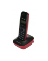 TELEFON PANASONIC KX-TG 1611PDR czerwono czarny - nr 1